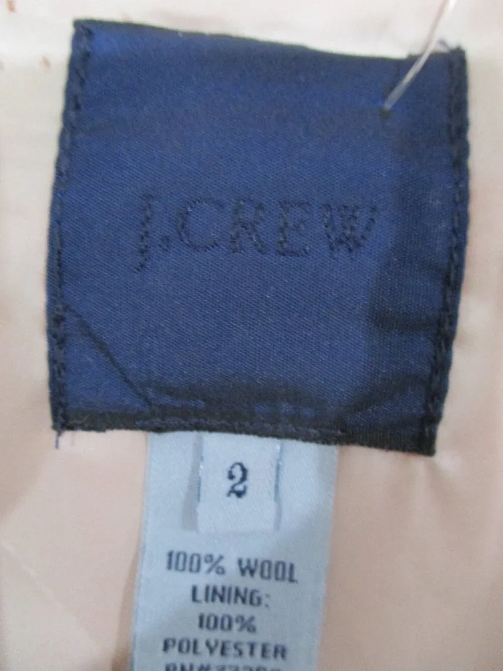 J. Crew Blue Label 100% Wool Pencil Skirt Burnt Orange